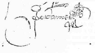 Signature de François Verdonnet