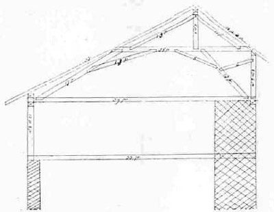 Plan de la charpente